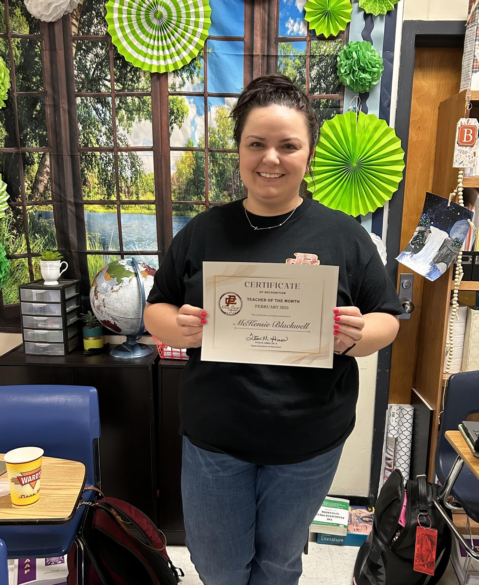 January Teacher of the Month