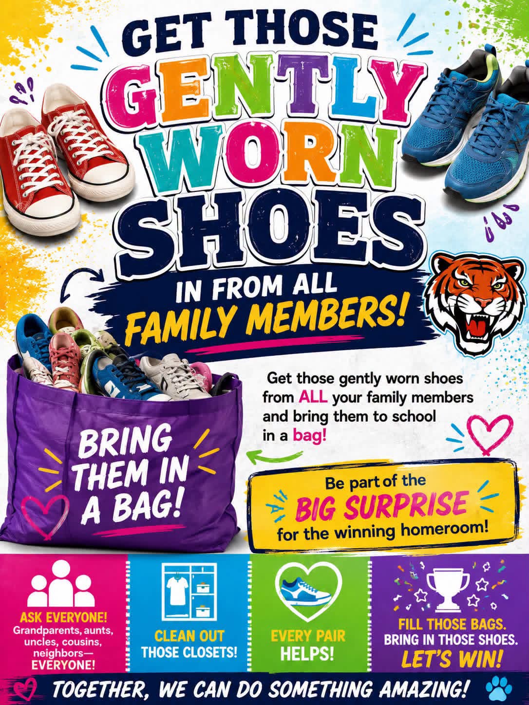 Bring in your shoes! Bring in your shoes!
