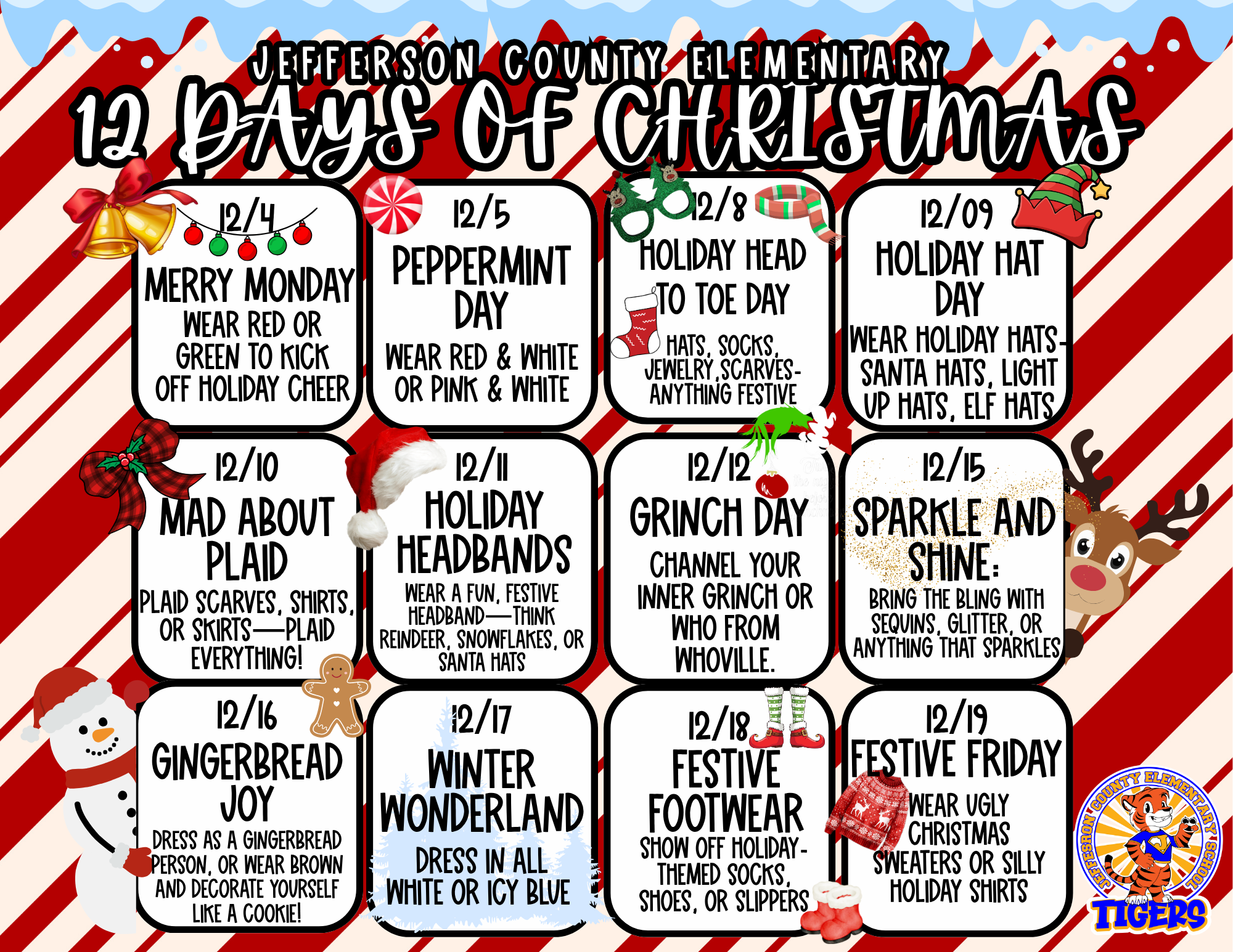 12 DAYS OF CHRISTMAS