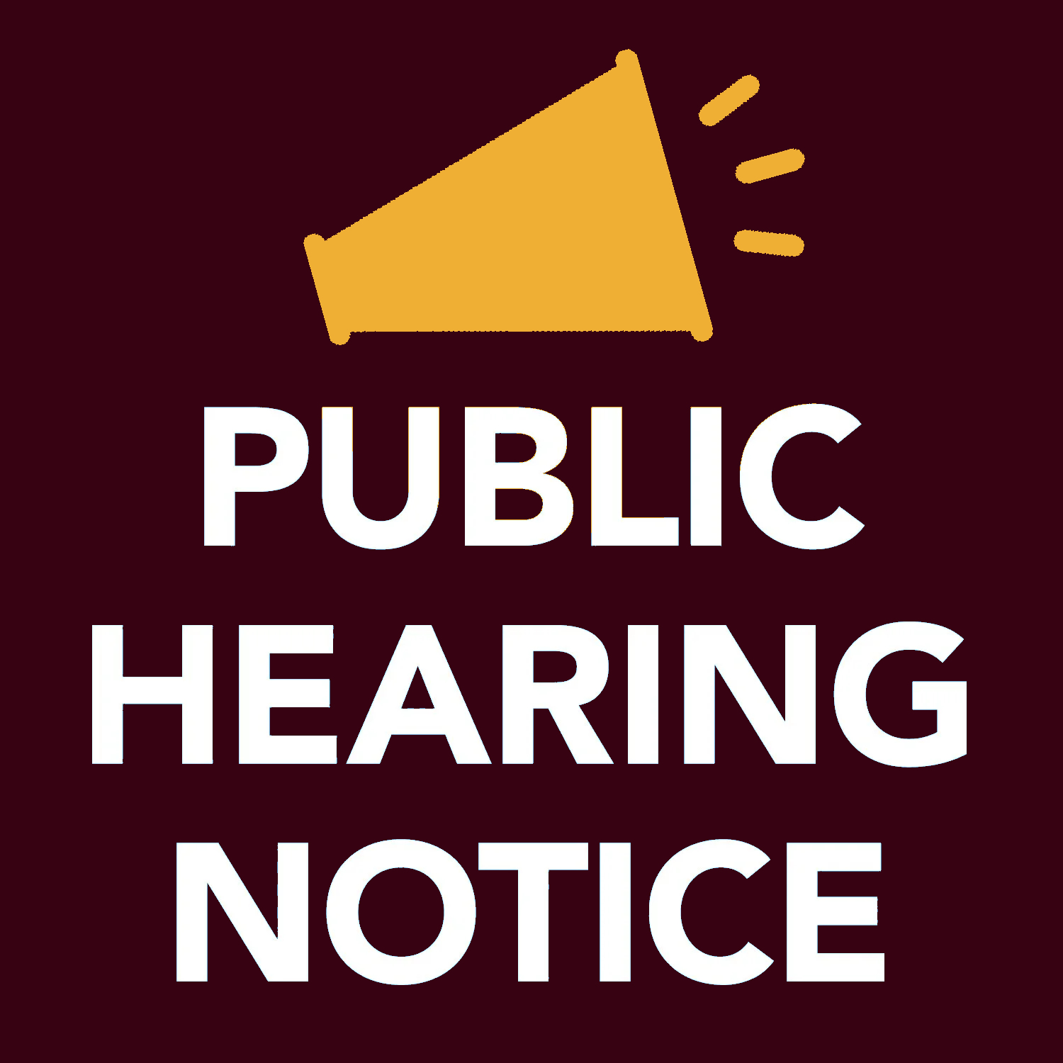 Public Hearing Notice
