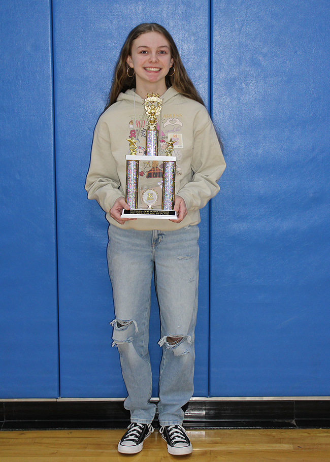 Delaney Beadnell, 8th grade, 3rd Place Winner