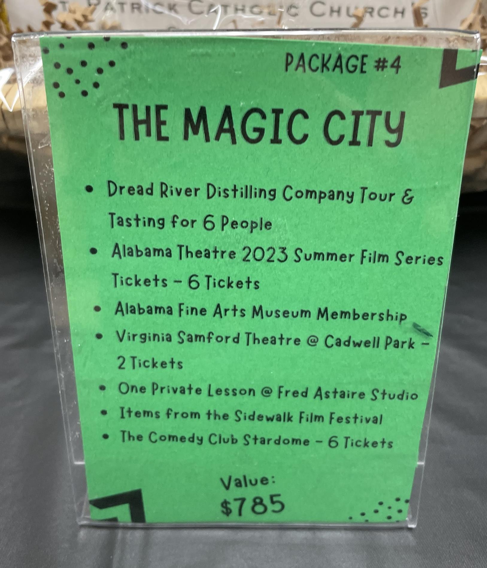 Auction Item #4: The Magic City