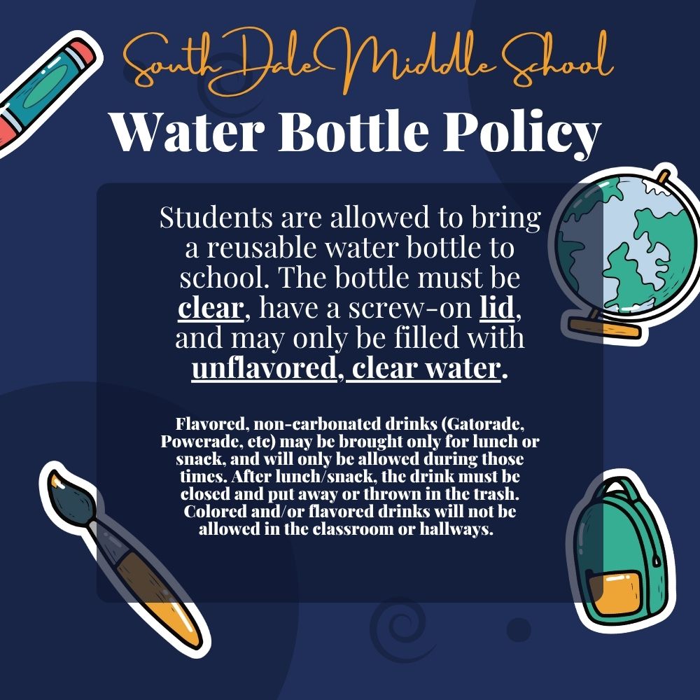 water bottle policy