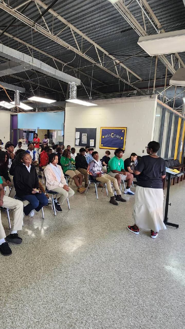 Ms. Ruby Williams held a suicide prevention awareness Program.