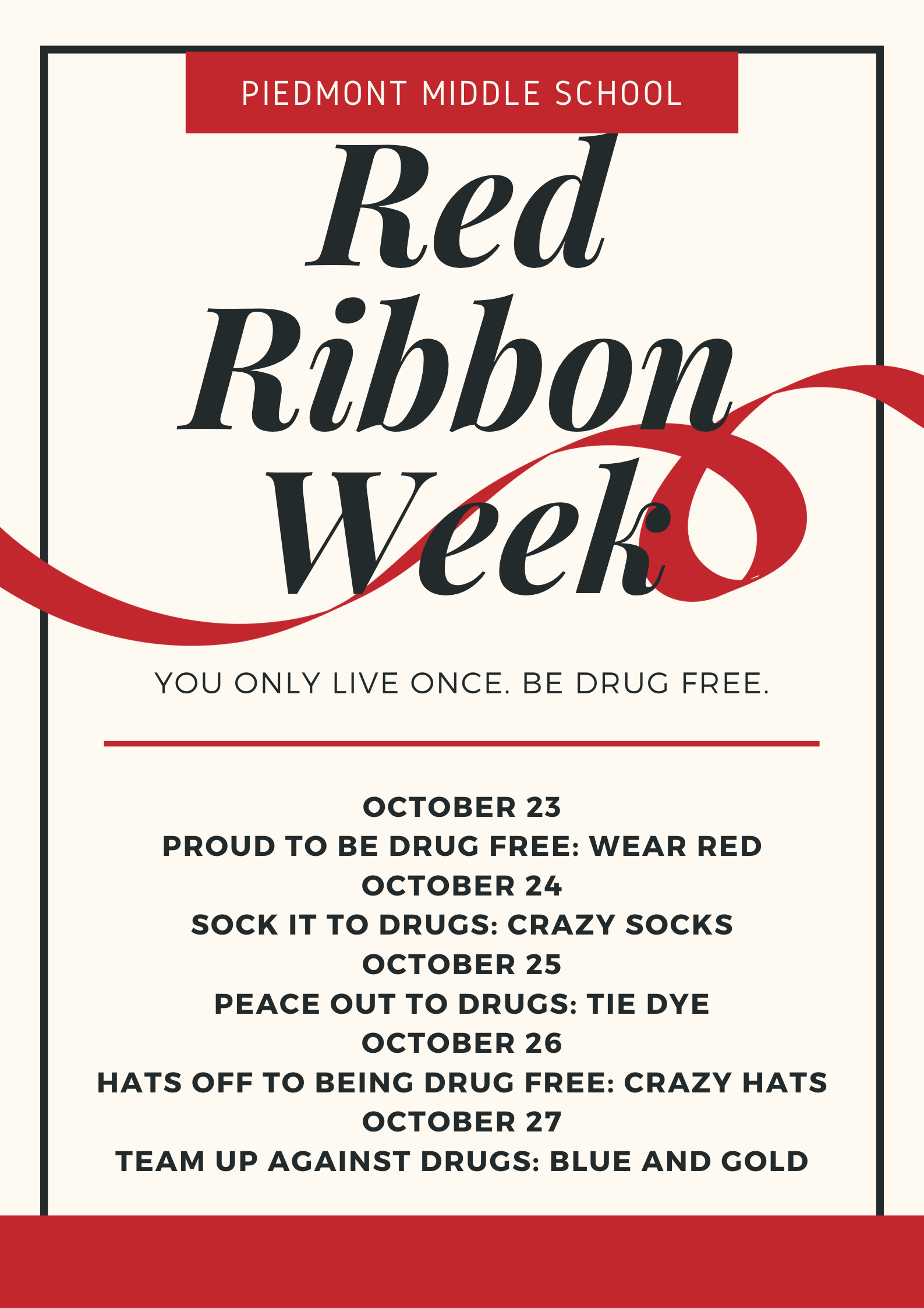 Red Ribbon Dress- Up Days