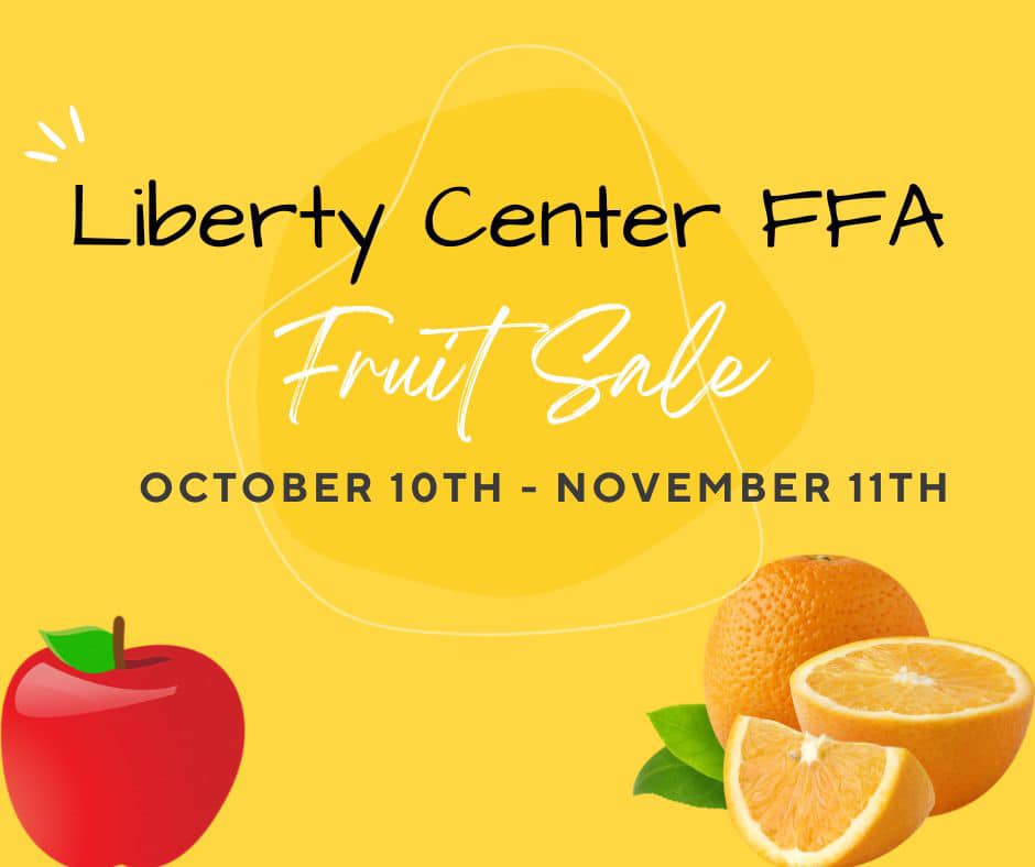 FFA Fruit Sale October 10-November 11