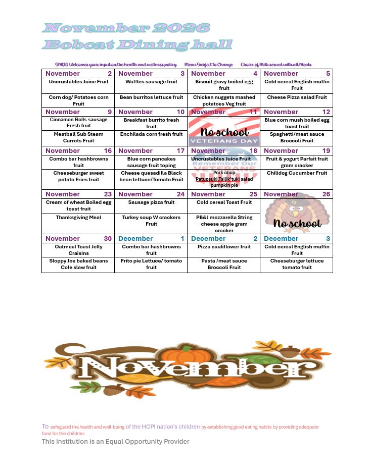 Food Menu