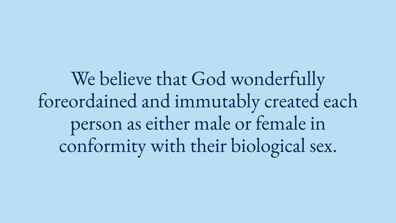 Statement of Faith
