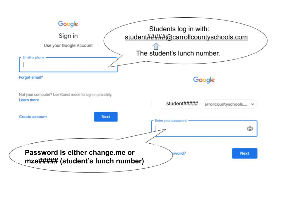 Google Classroom Directions