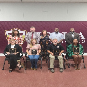 Vidalia City School's Teacher's of the Year With Principals and Vidalia City Superintendent Dr. Sandy Reid