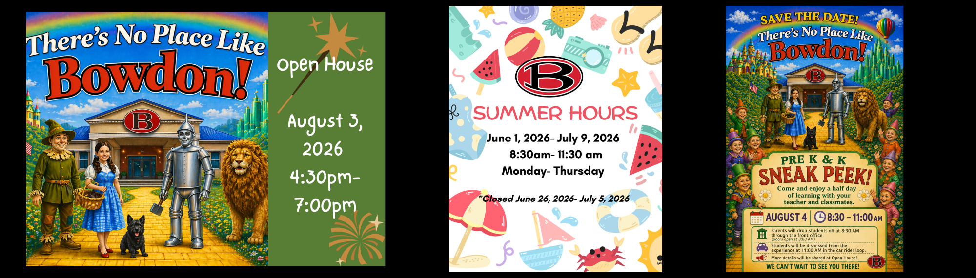 open house aug 3 sneak peak for kindergarten aug 4