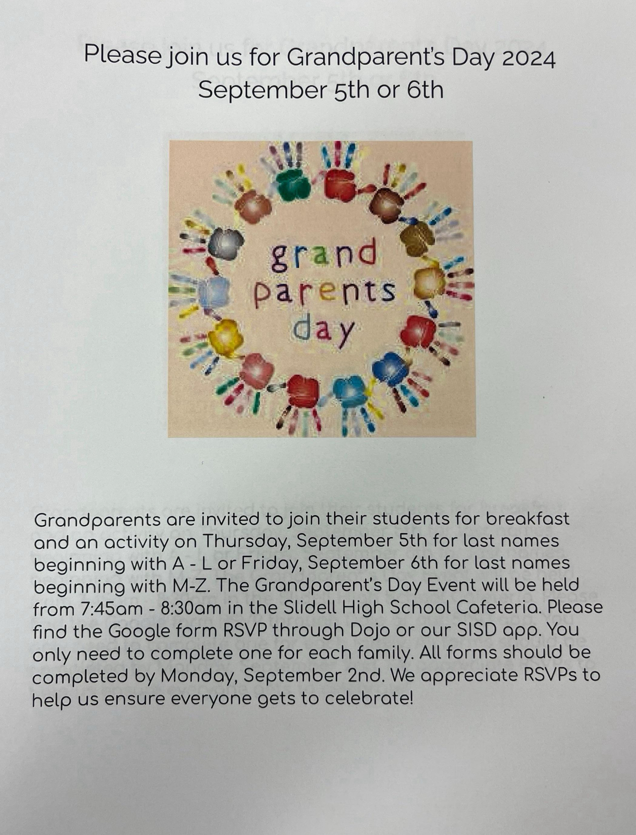 Grandparents day 