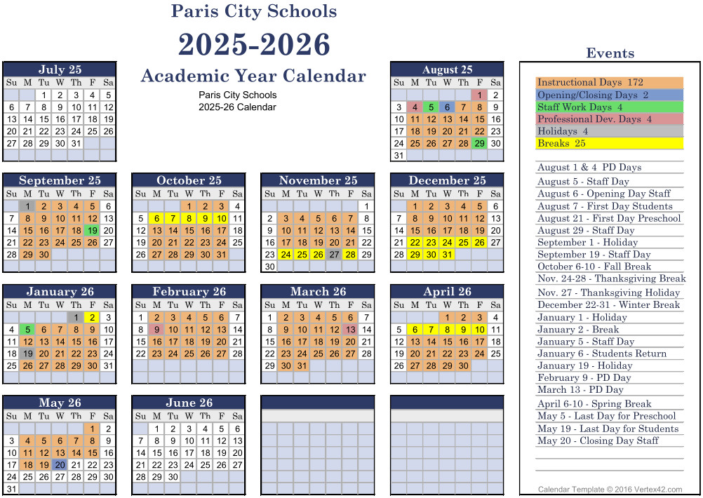 25-26 Calendar