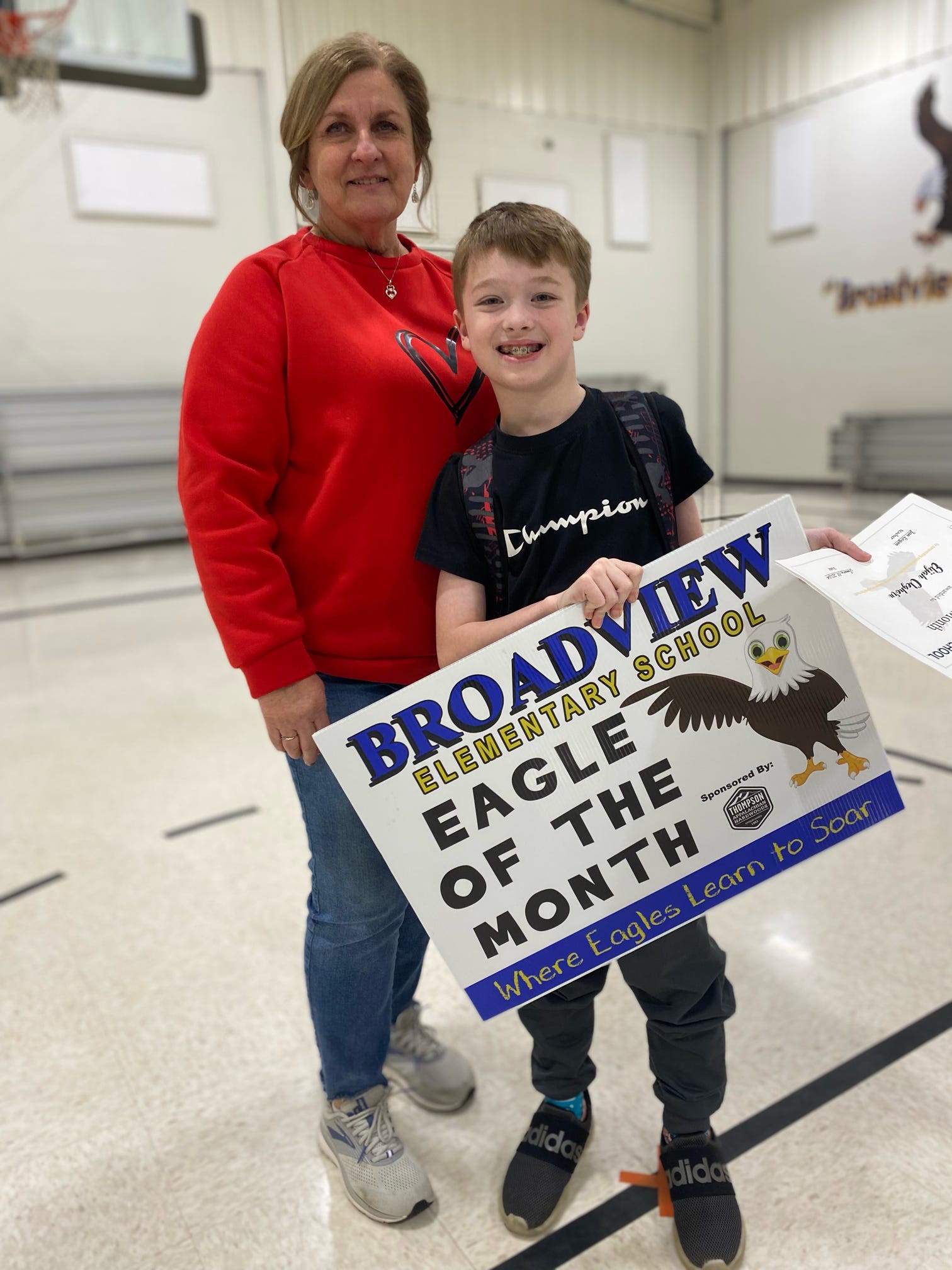Fourth Grade Eagle of the Month
