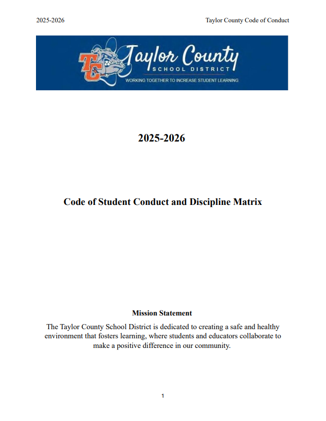 Code of Student Conduct and Discipline Matrix