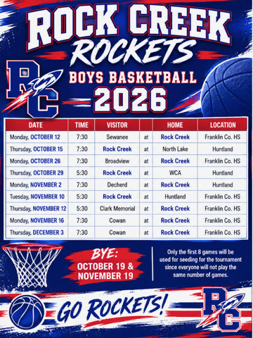 Boys Basketball Schedule