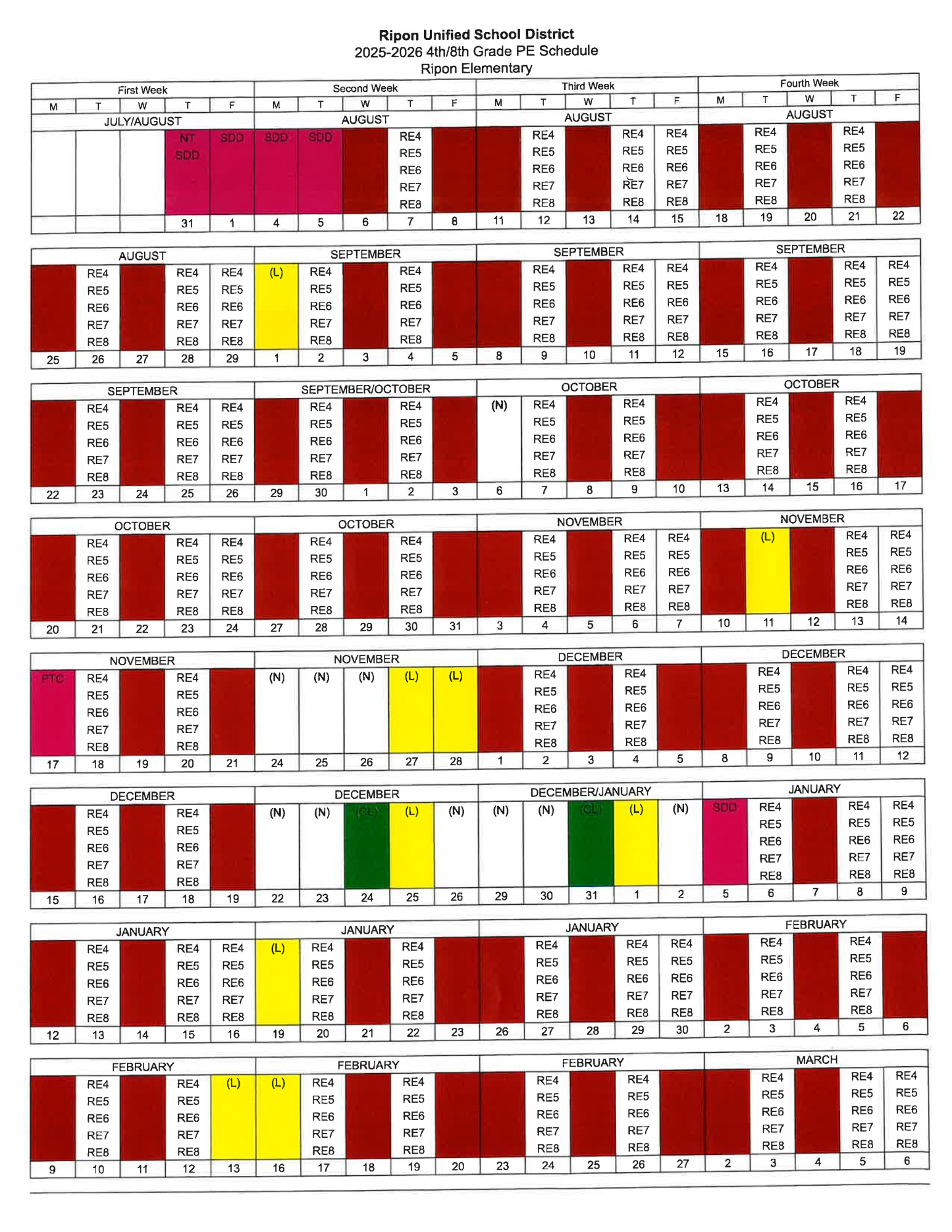 PE Syllabus