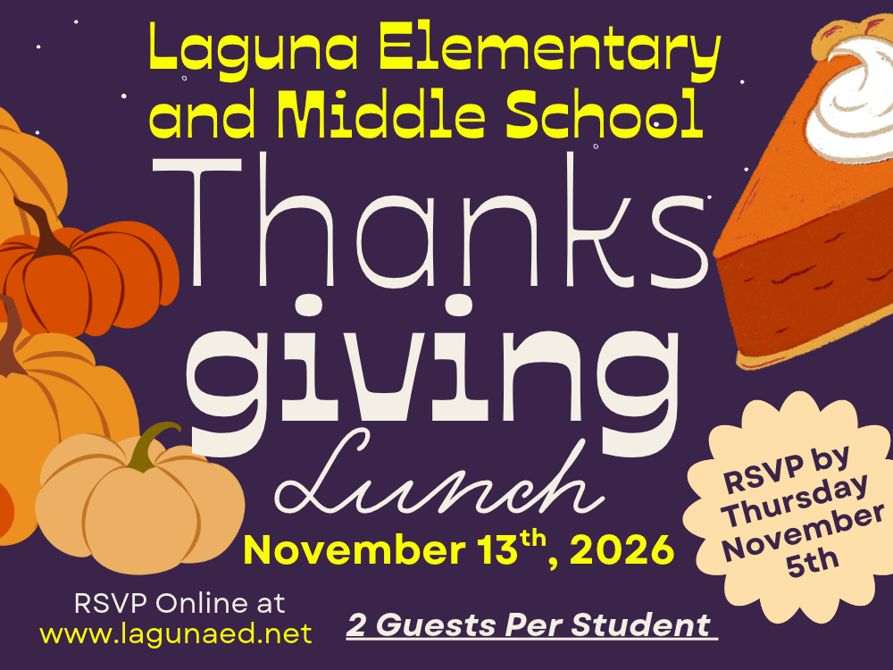 RSVP now for LES/LMS Thanksgiving Lunch on Nov. 13th!