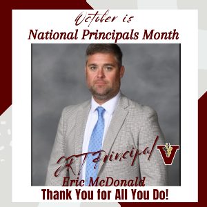 Eric McDonald Principal Appreciation Flyer 