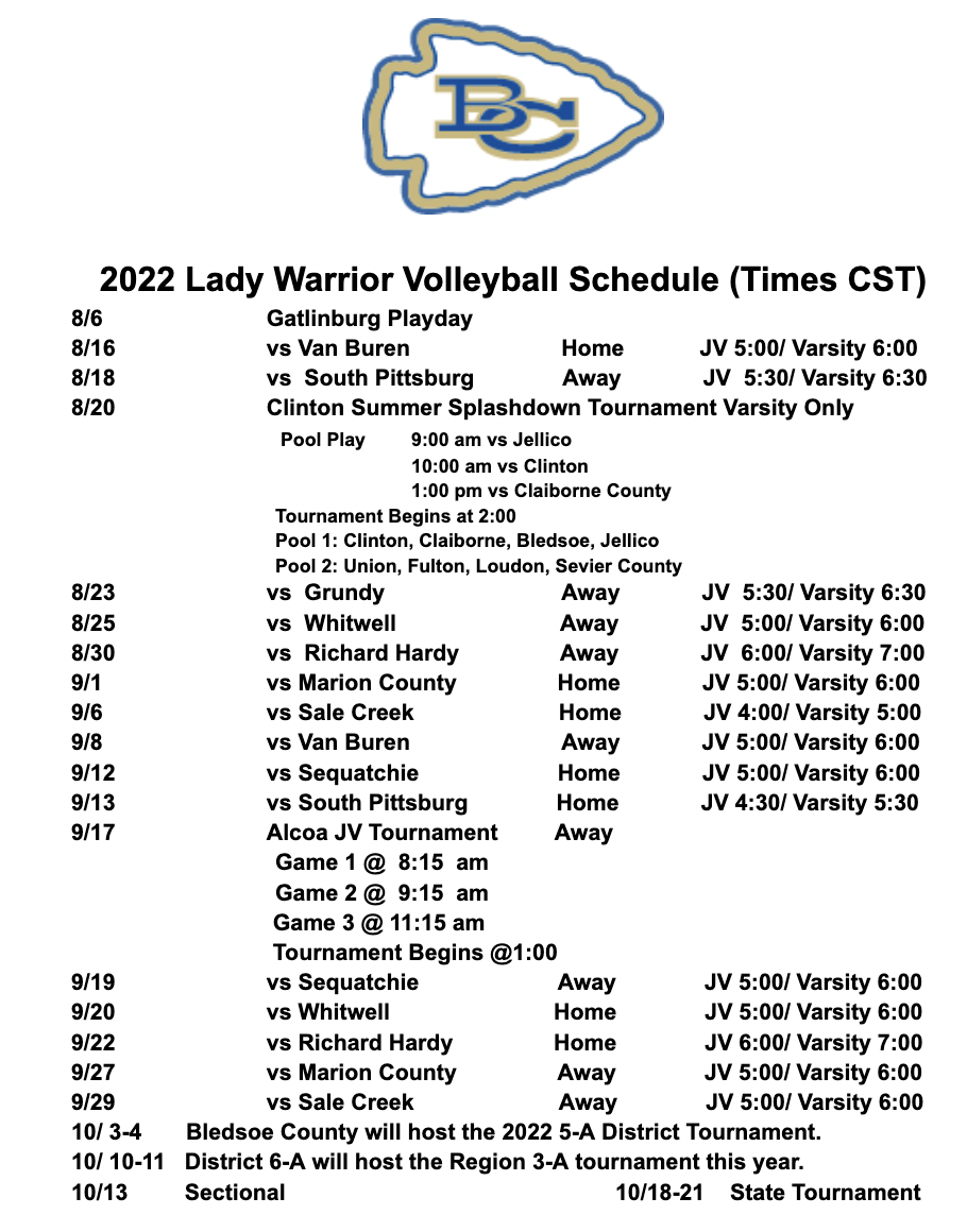 schedule schedule