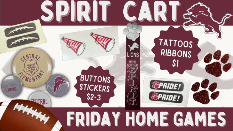 Spirit Cart Friday Home Games