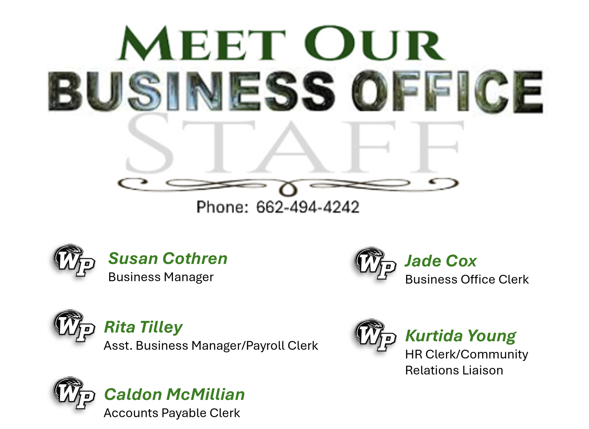meet the staff