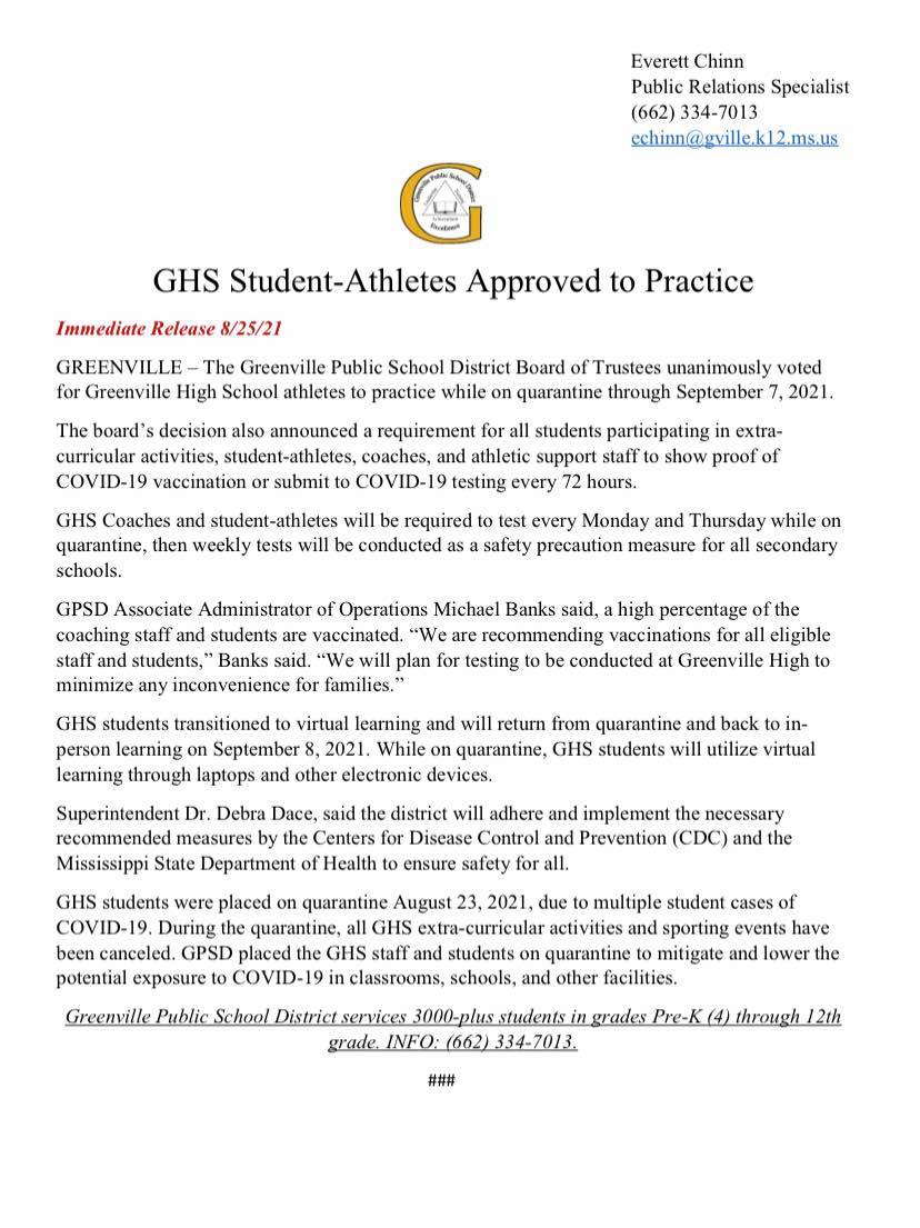 gpsd-board-approves-practice-for-students-during-quarantine-8-25-21