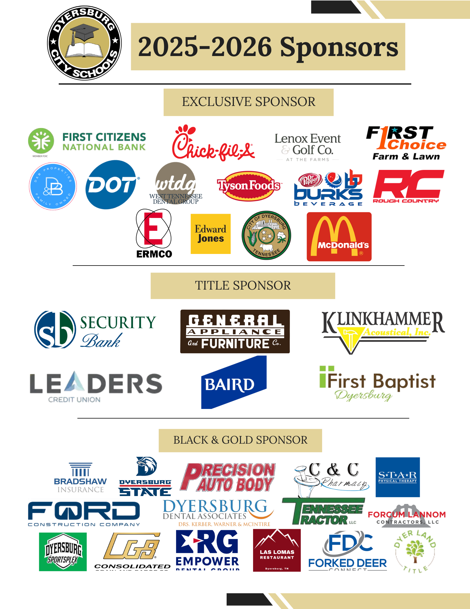 Sponsors