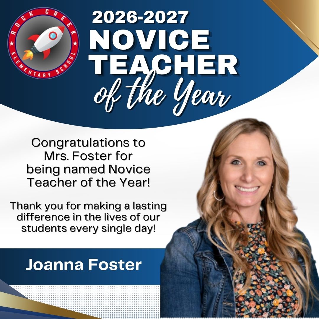 Novice Teacher of the Year is Joanna Foster