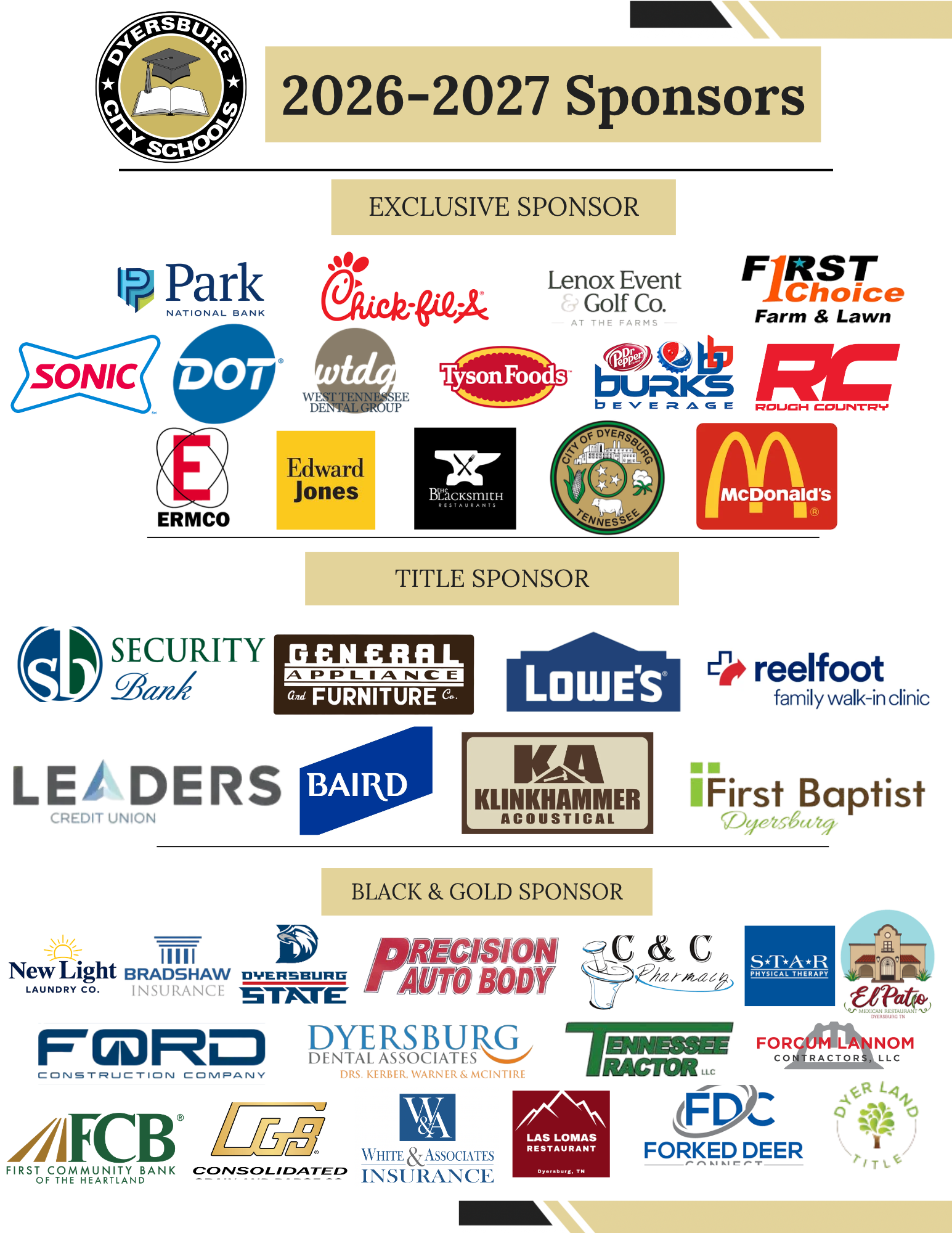 Sponsors