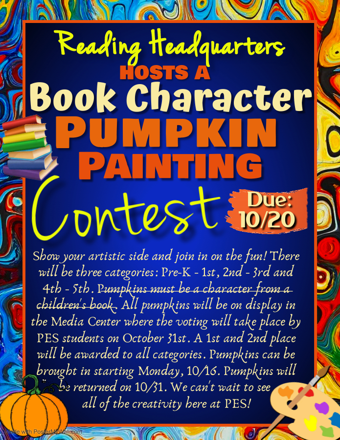 Pumpkin Painting Contest Flyer