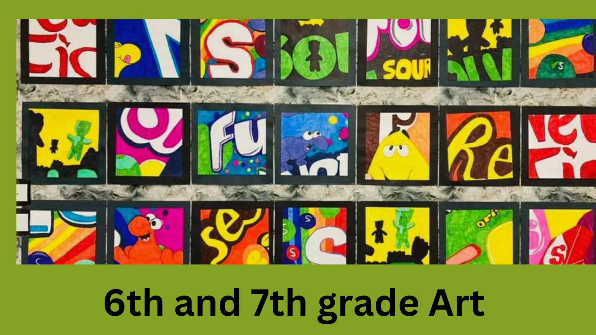 6th and 7th grade art 
