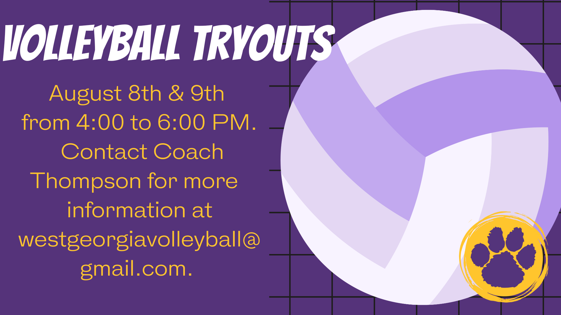 Volleyball Tryout Information