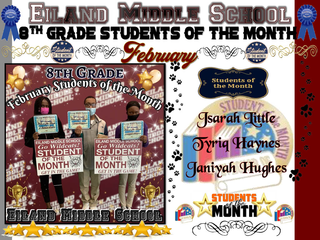 feb students of the month 