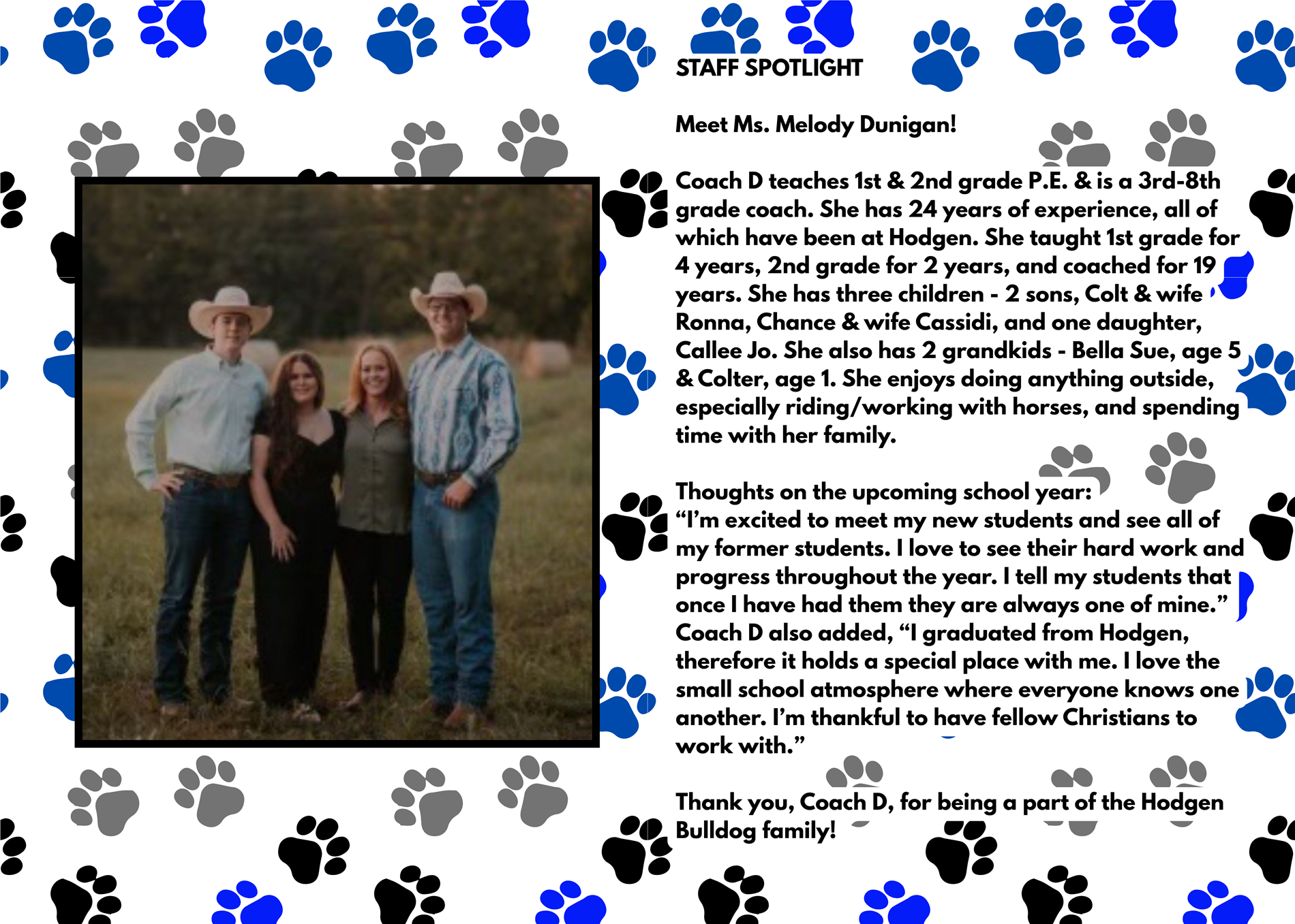staff spotlights