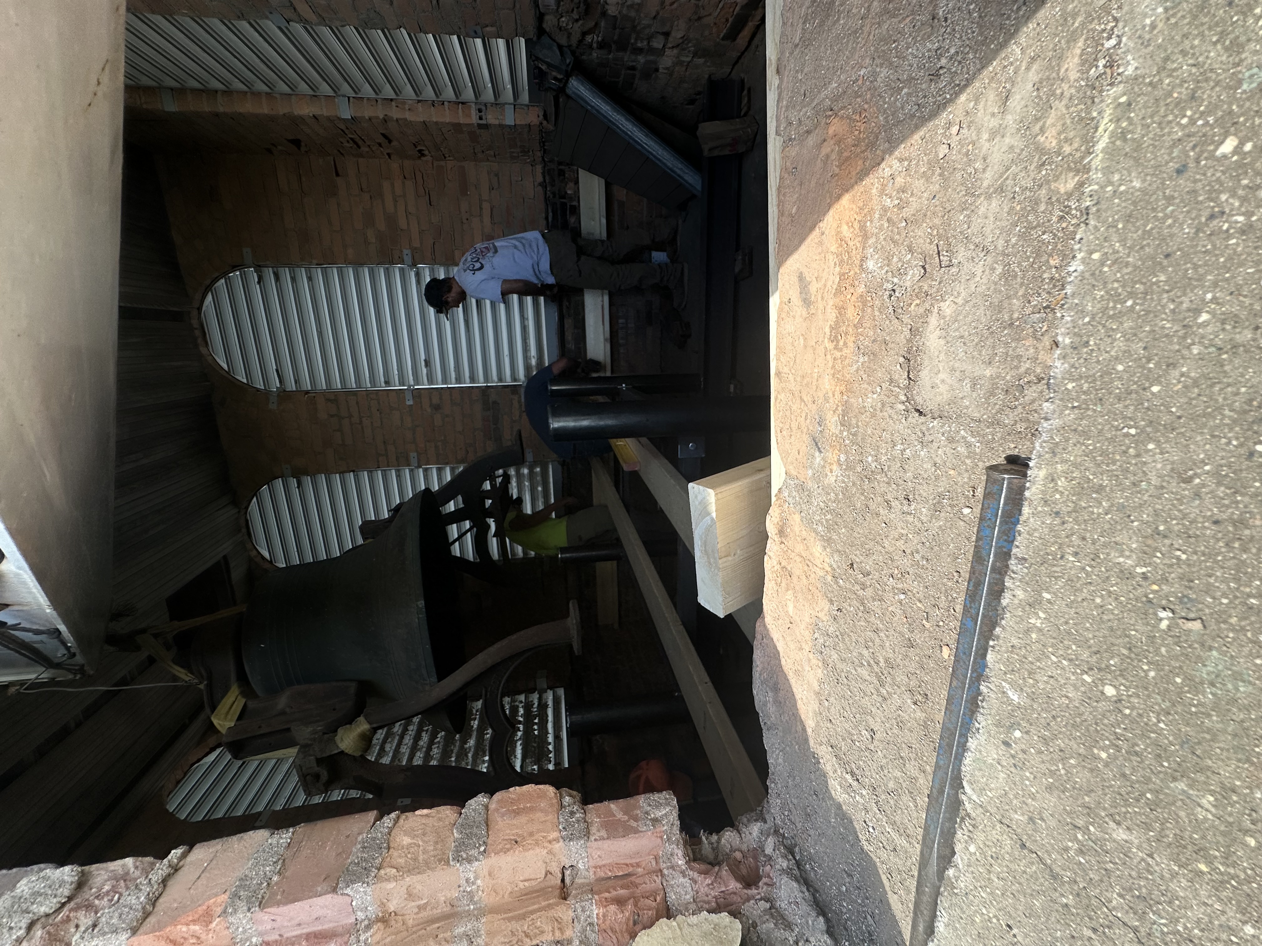 Bell Repair into the room