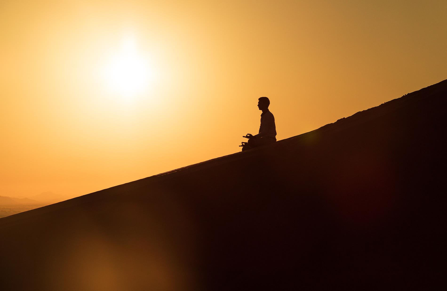 Meditating in the Desert Meditating in the Desert