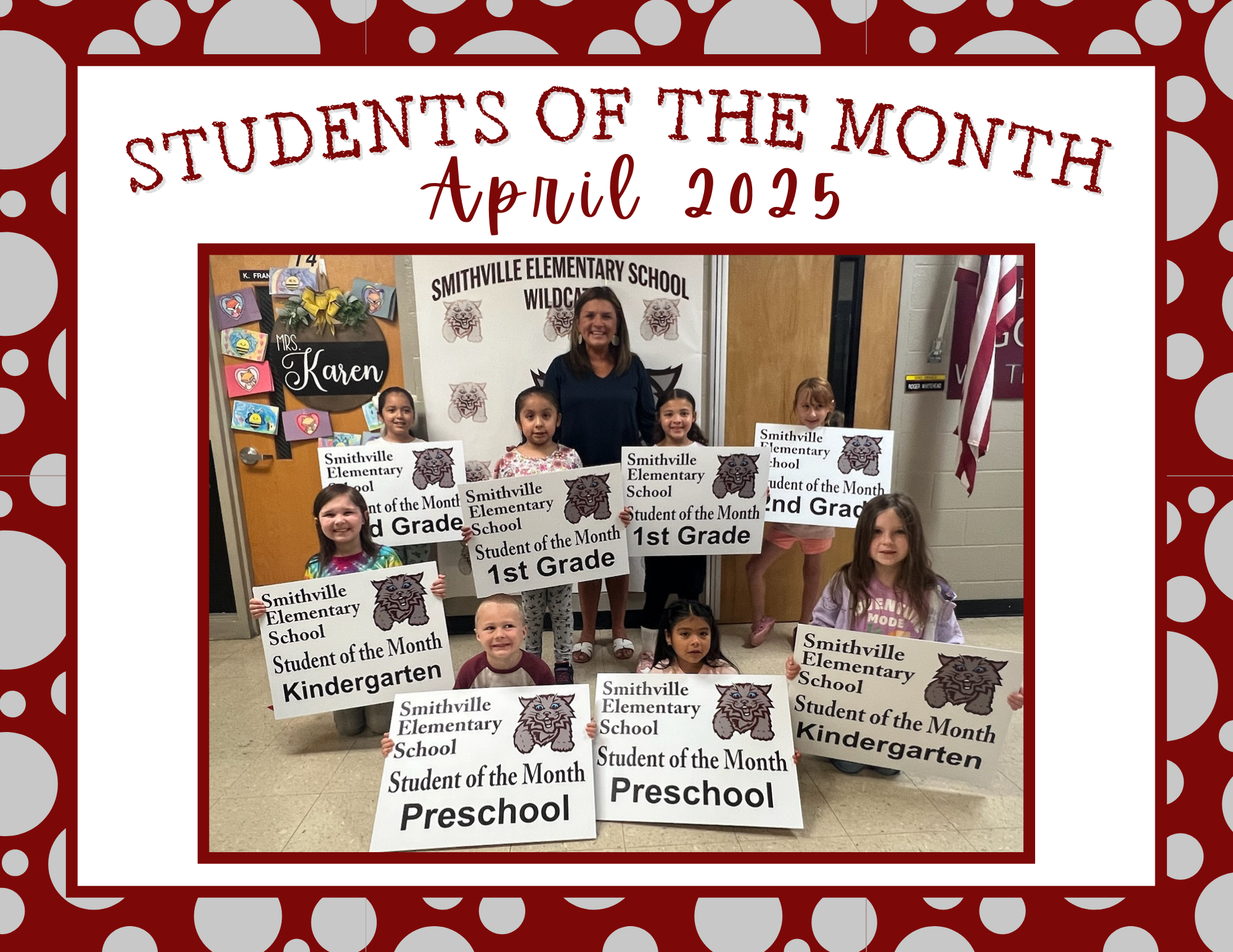April Students of the Month April Students of the Month