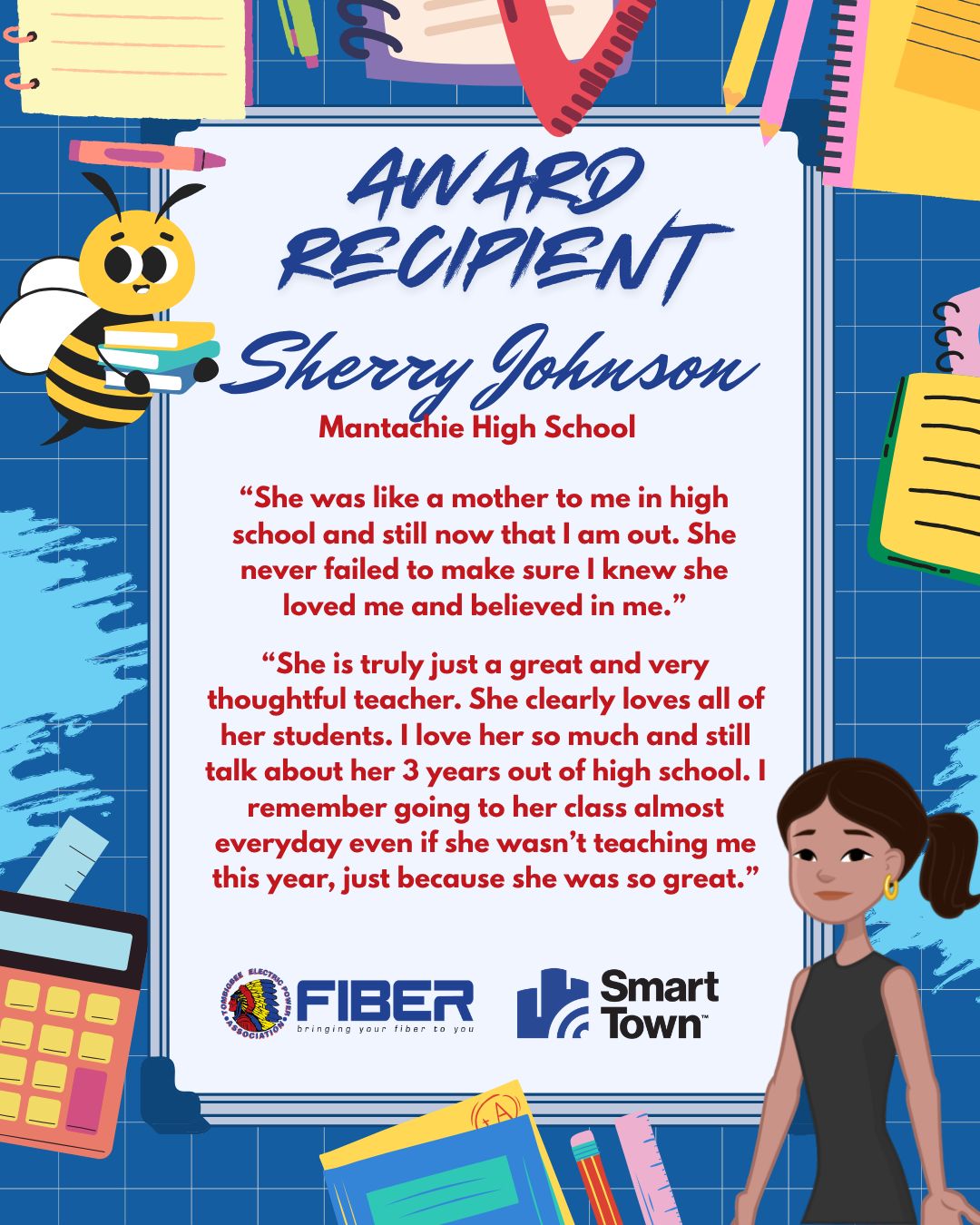Congratulations Sherry