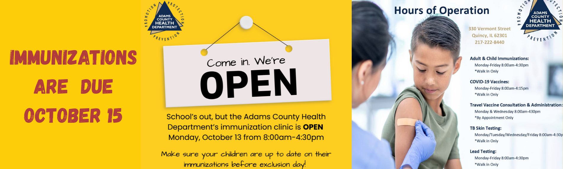 Immunizations