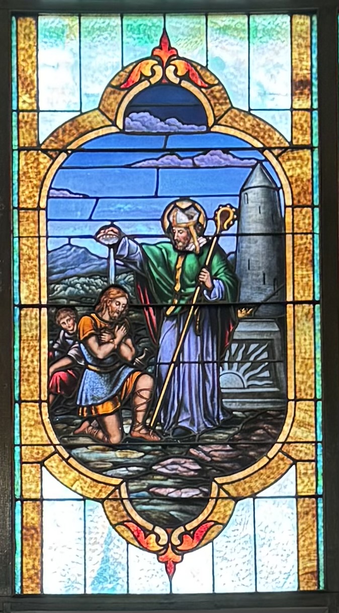 Stained Glass Window St. Patrick