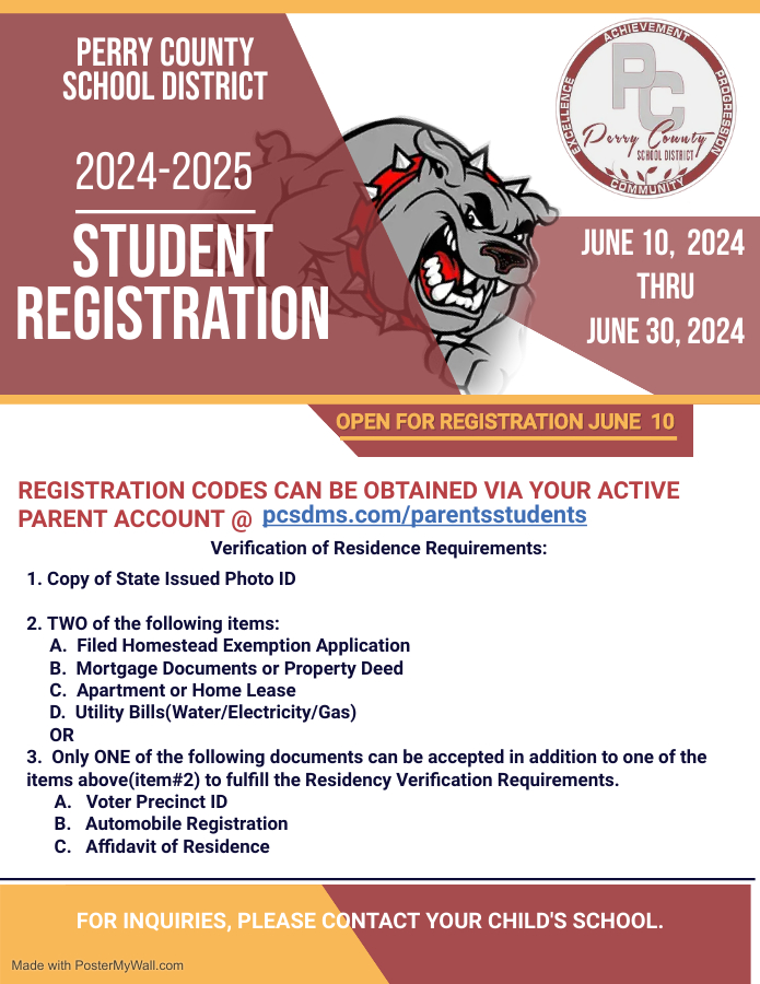 2024-2025 Student Registration