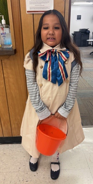 Students on Halloween