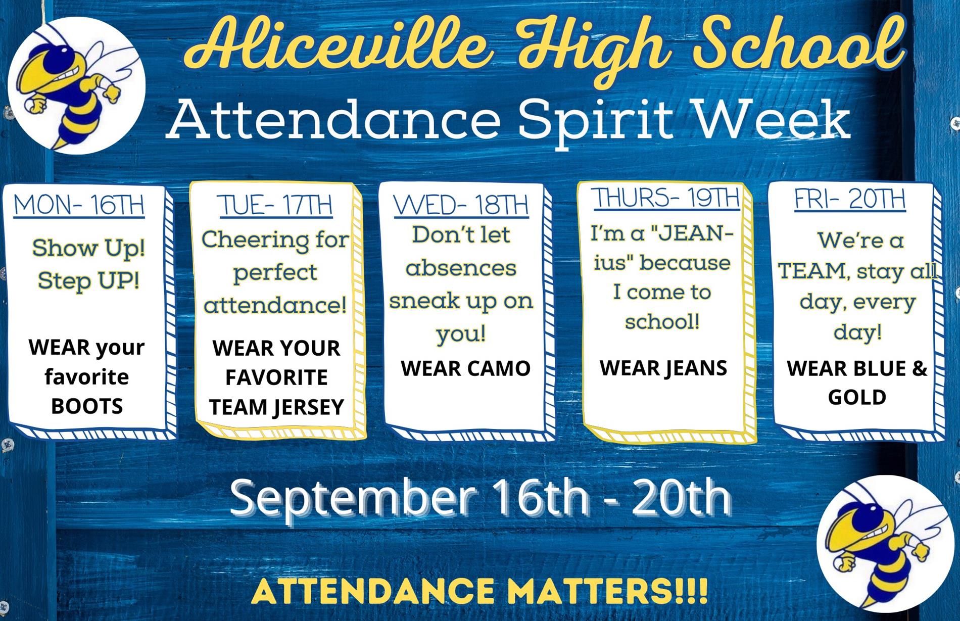 Attendance Spirit Week