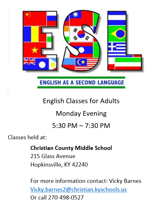 Information about ESL Classes for Adults