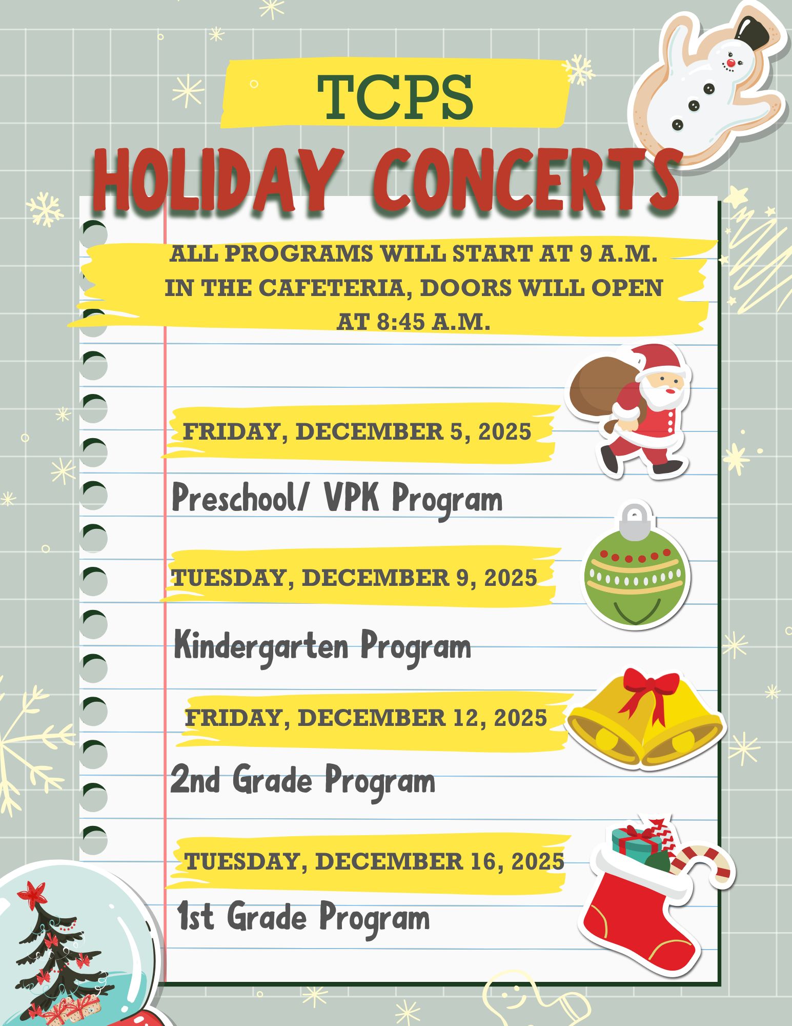 Holiday Concerts