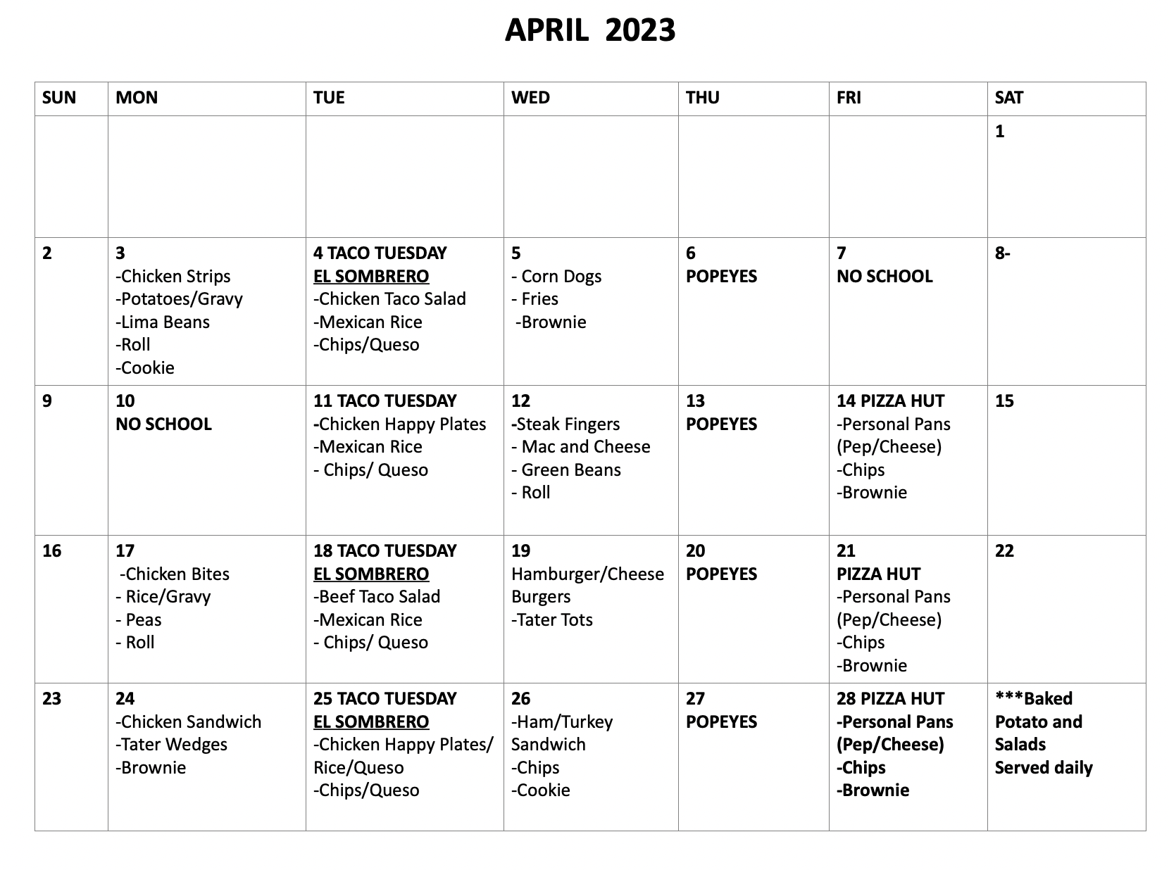 April Cafe