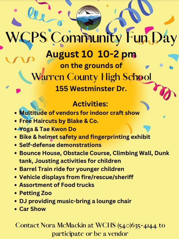 Community Fun Day Flyer