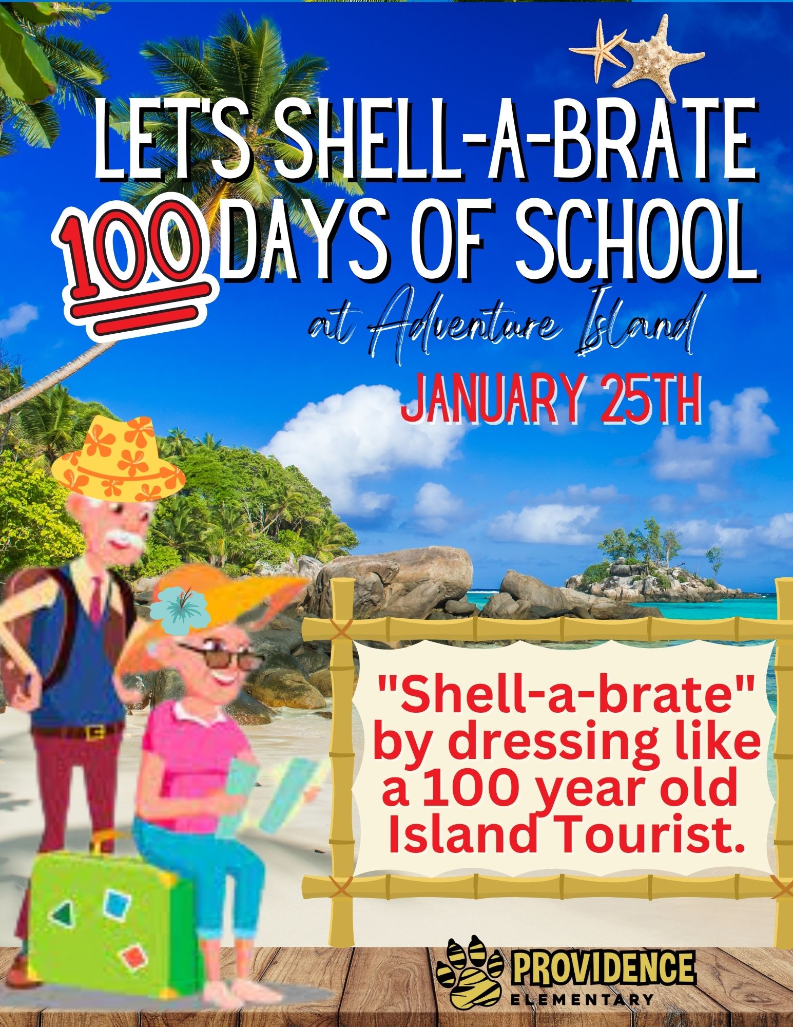 100th Day of School Flyer