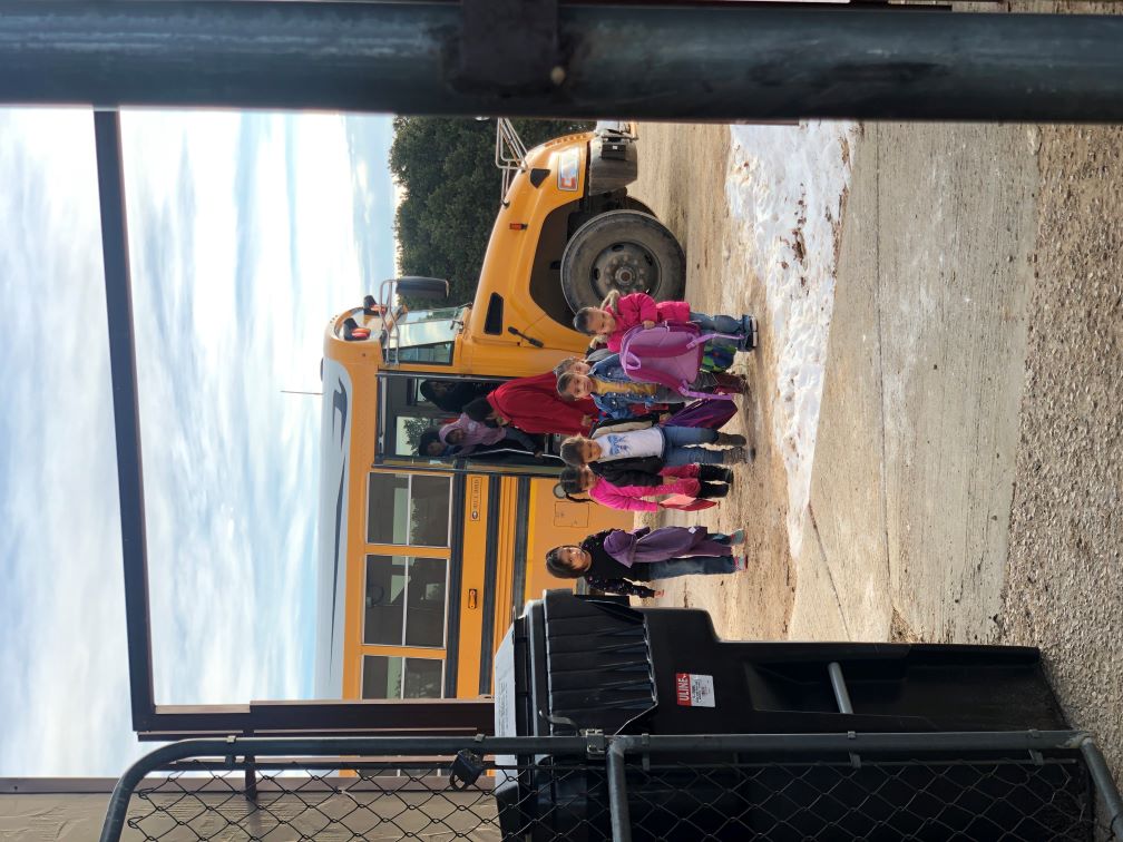 Kids Getting Off The Bus